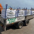 Angus Logs - Hardwood Bulk Bags on Trailer
